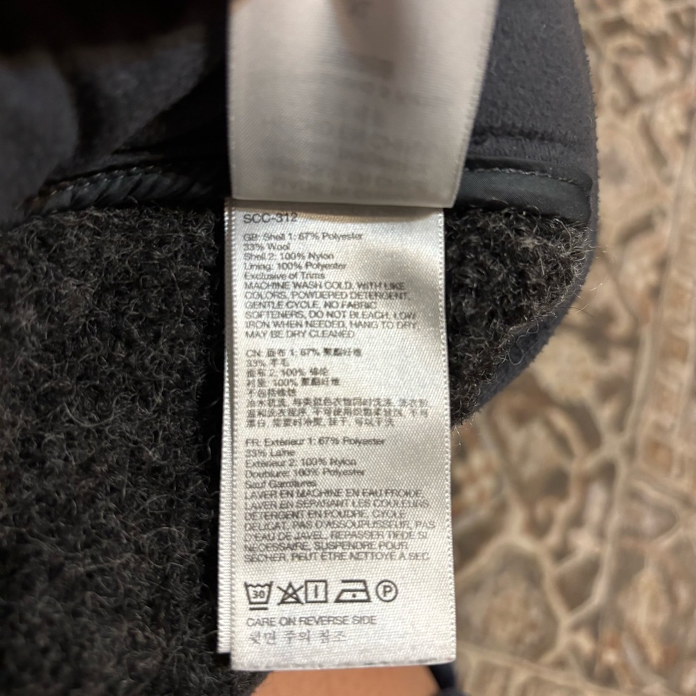 Marmot | Poacher Pile Wool Blend Jacket Charcoal Gray XL - Picture 9 of 9